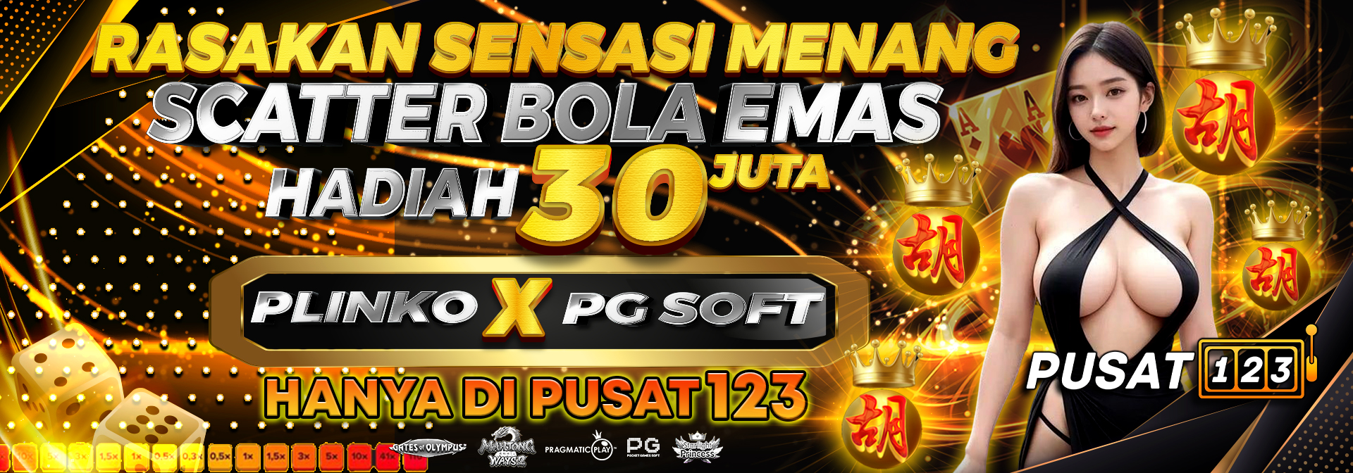 SCATTER BOLA EMAS